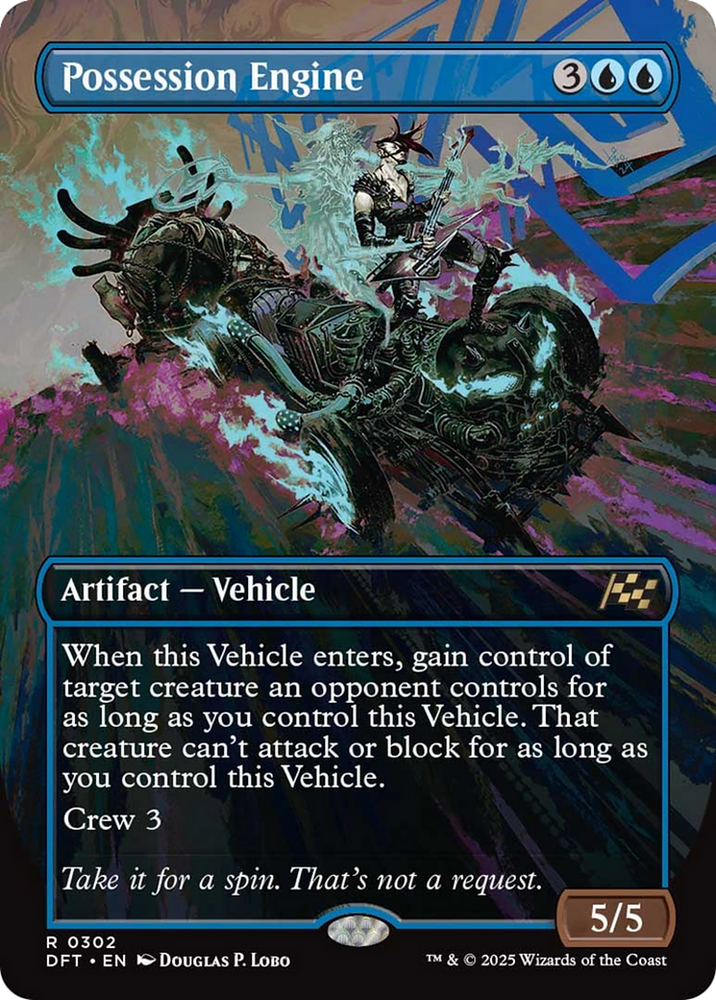 Possession Engine (Borderless) [Aetherdrift] Magic: The Gathering