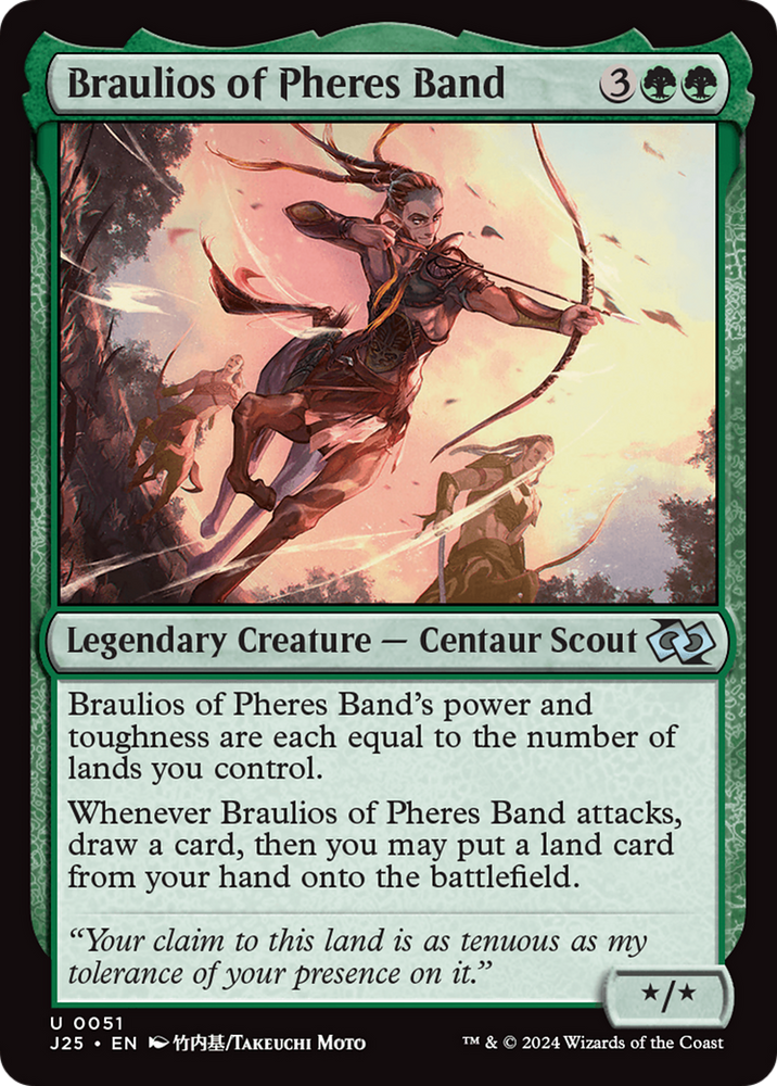 Braulios of Pheres Band (Anime) [Foundations Jumpstart] Magic: The Gathering