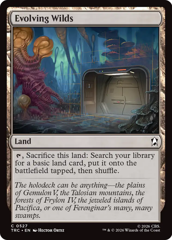 Evolving Wilds [Star Trek Commander] Magic: The Gathering