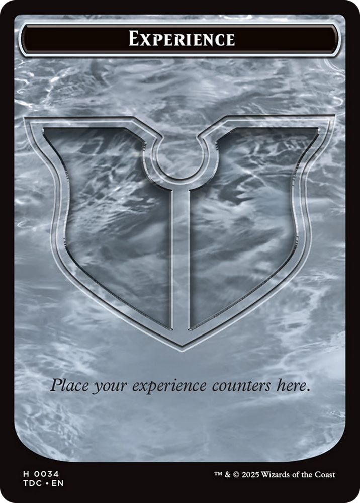 Experience // Treasure Double-Sided Token [Tarkir: Dragonstorm Commander Tokens] Magic: The Gathering