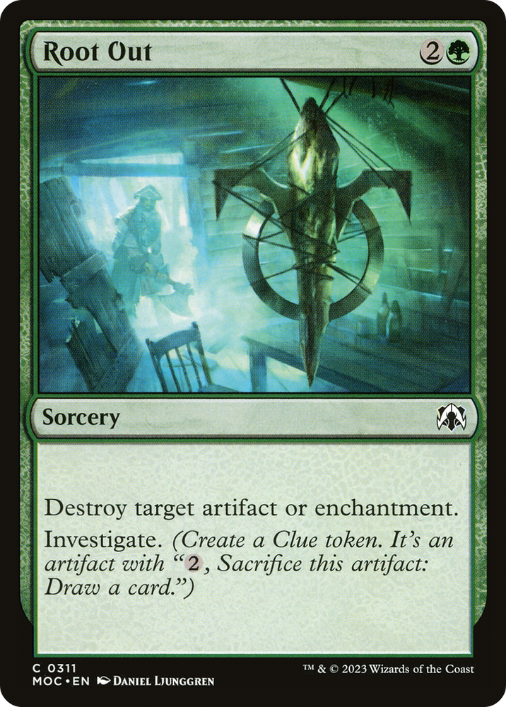 Root Out [March of the Machine Commander] Magic: The Gathering