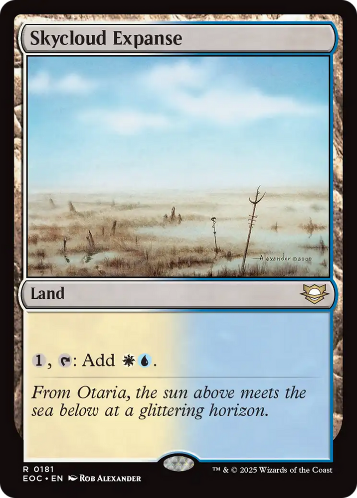 Skycloud Expanse [Edge of Eternities Commander] Magic: The Gathering