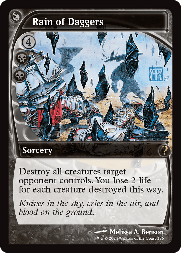 Rain of Daggers (Future Sight) [Mystery Booster 2] Magic: The Gathering