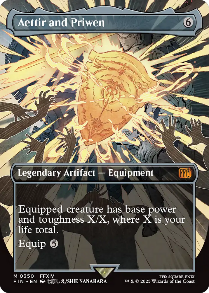 Aettir and Priwen (Borderless) [FINAL FANTASY] Magic: The Gathering