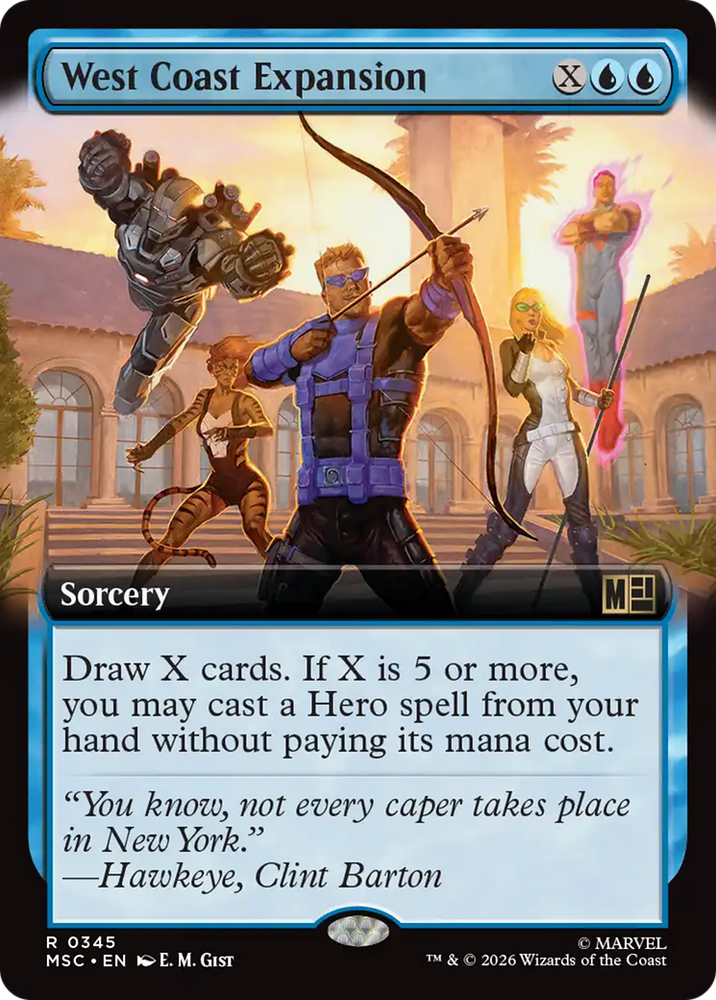 West Coast Expansion (Extended Art) [Marvel Super Heroes Commander] Magic: The Gathering