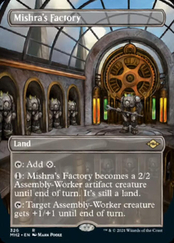 Mishra's Factory (Borderless Alternate Art) [Modern Horizons 2] Magic: The Gathering