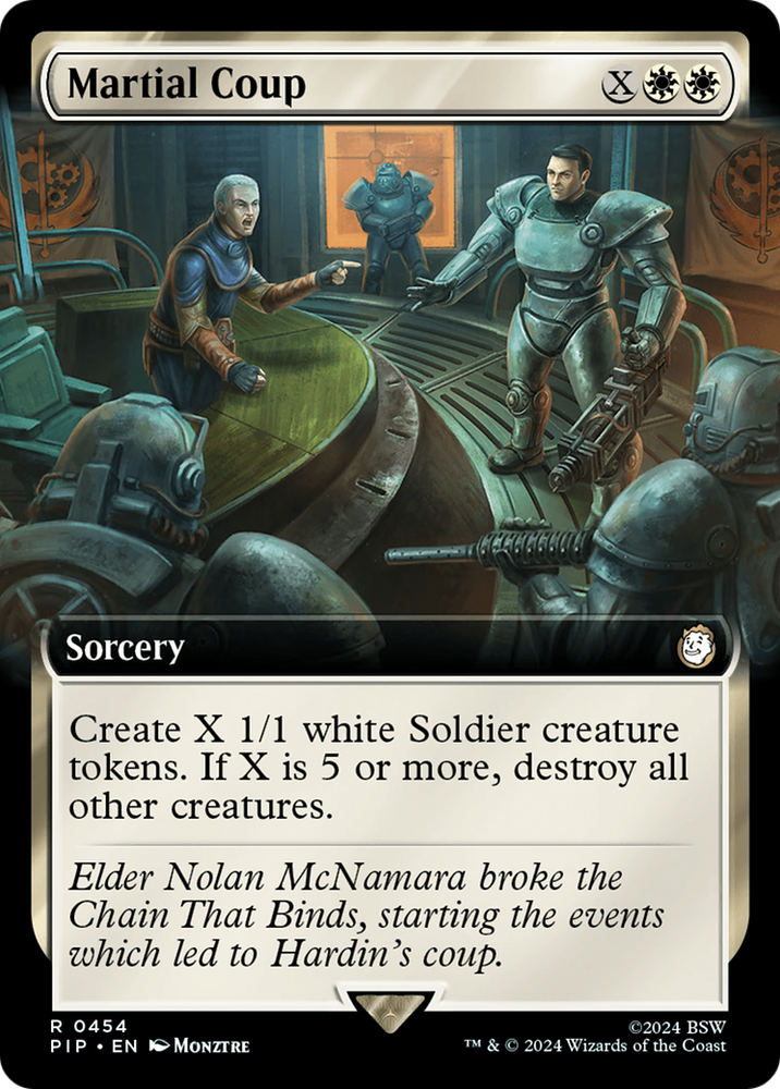 Martial Coup (Extended Art) [Fallout] Magic: The Gathering