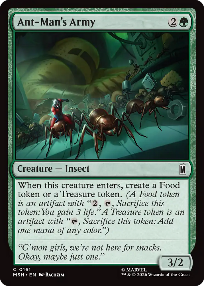 Ant-Man's Army [Marvel Super Heroes] Magic: The Gathering
