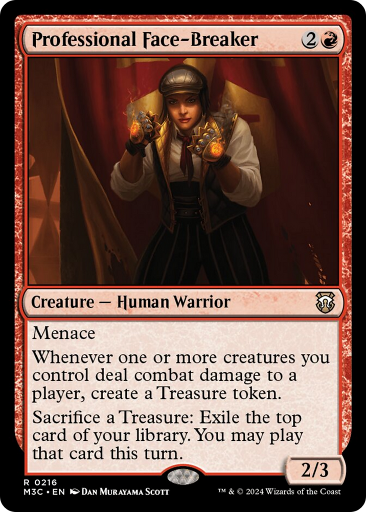 Professional Face-Breaker [Modern Horizons 3 Commander] Magic: The Gathering