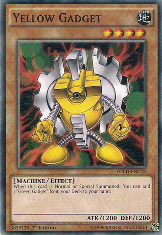 Yellow Gadget [YGLD-ENC18] Common Yu-Gi-Oh!