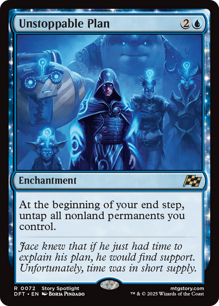Unstoppable Plan [Aetherdrift] Magic: The Gathering