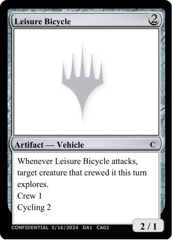 Leisure Bicycle [Unknown Event] Magic: The Gathering