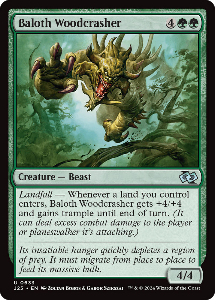 Baloth Woodcrasher [Foundations Jumpstart] Magic: The Gathering