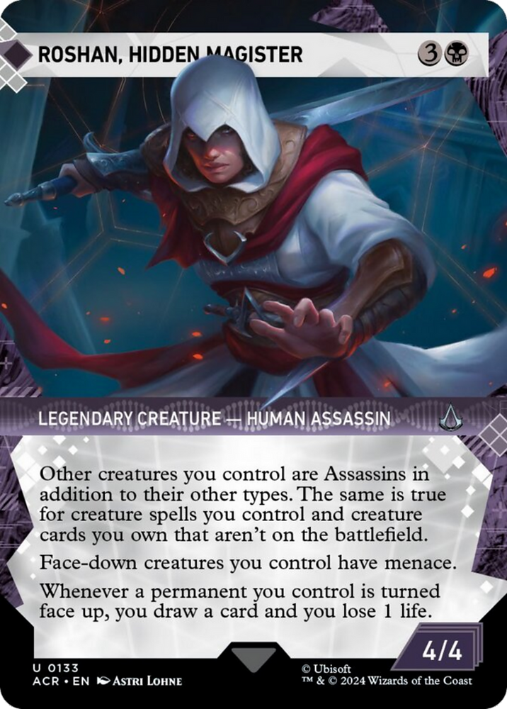 Roshan, Hidden Magister (Showcase) [Assassin's Creed] Magic: The Gathering