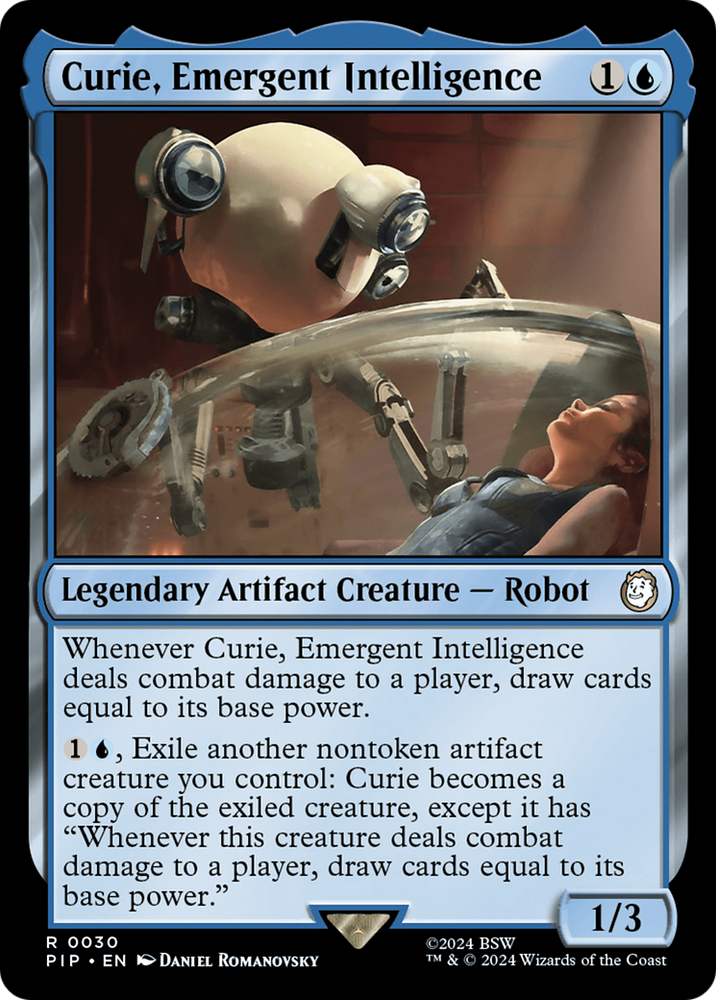 Curie, Emergent Intelligence [Fallout] Magic: The Gathering