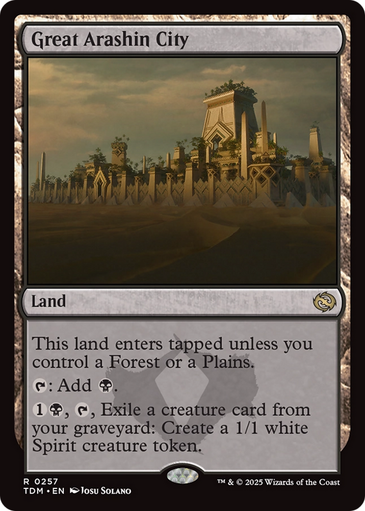 Great Arashin City [Tarkir: Dragonstorm] Magic: The Gathering