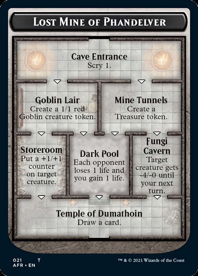 Dungeon of the Mad Mage // Lost Mine of Phandelver Double-Sided Token [Dungeons & Dragons: Adventures in the Forgotten Realms Tokens] Magic: The Gathering