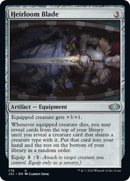 Heirloom Blade [Jumpstart 2022] Magic: The Gathering