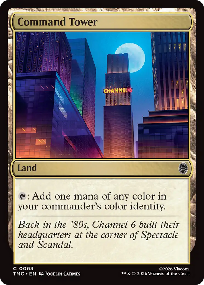 Command Tower [Teenage Mutant Ninja Turtles Commander] Magic: The Gathering