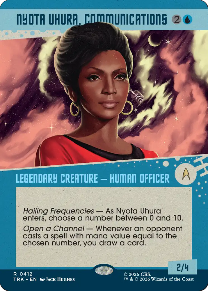 Nyota Uhura, Communications (Showcase) [Star Trek] Magic: The Gathering
