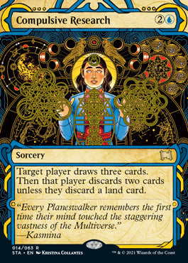 Compulsive Research (Foil Etched) [Strixhaven: Mystical Archive] Magic: The Gathering