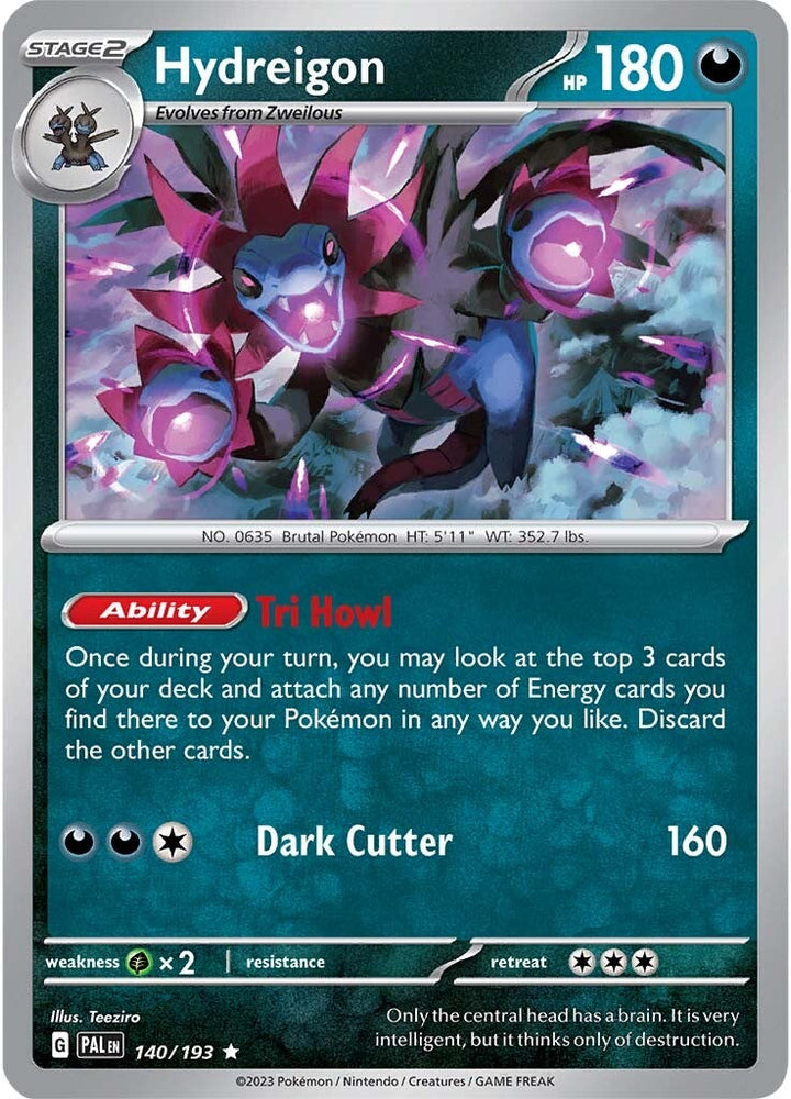 Hydreigon (140/193) [Scarlet & Violet: Paldea Evolved] Pokémon