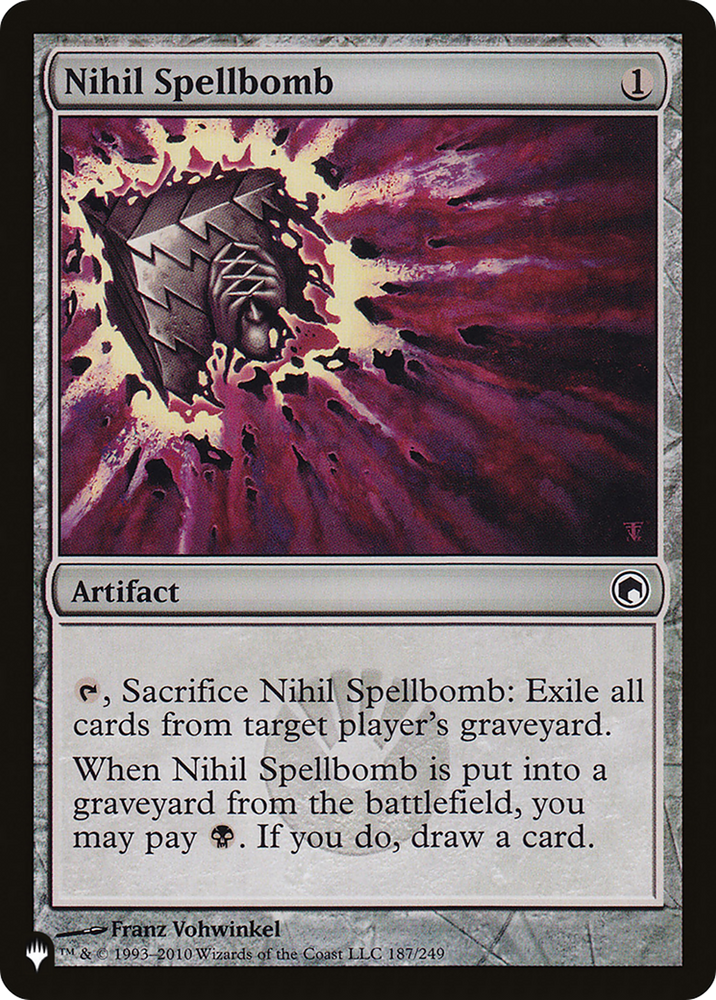Nihil Spellbomb [The List] Magic: The Gathering