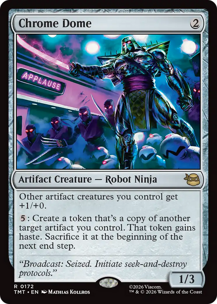 Chrome Dome [Teenage Mutant Ninja Turtles] Magic: The Gathering
