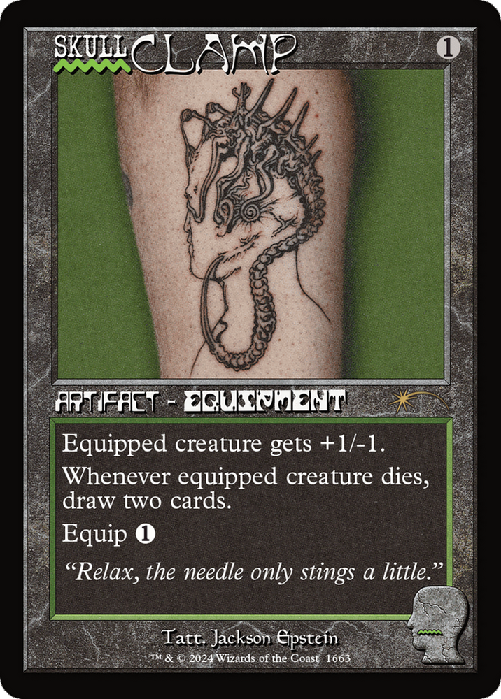 Skullclamp (Rainbow Foil) [Secret Lair Drop Series] Magic: The Gathering