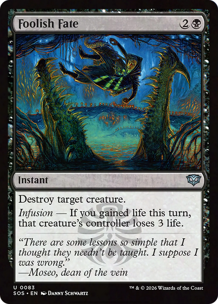 Foolish Fate [Secrets of Strixhaven] Magic: The Gathering