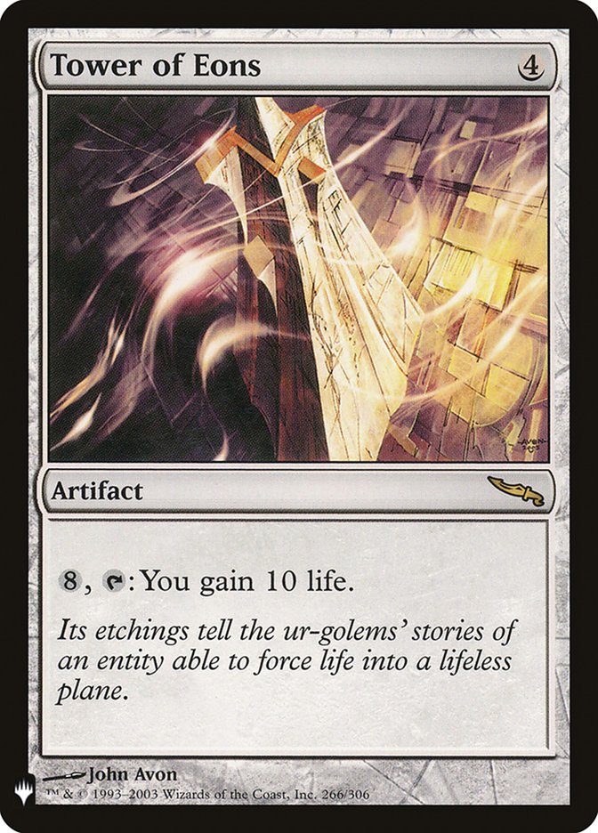 Tower of Eons [The List] Magic: The Gathering