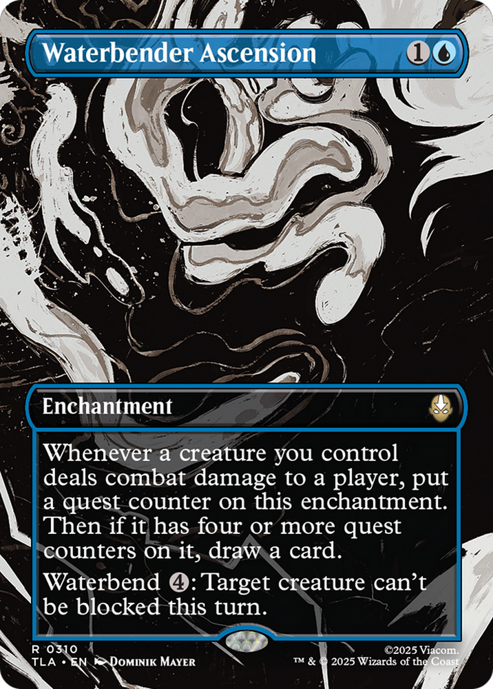 Waterbender Ascension (Borderless) [Avatar: The Last Airbender] Magic: The Gathering