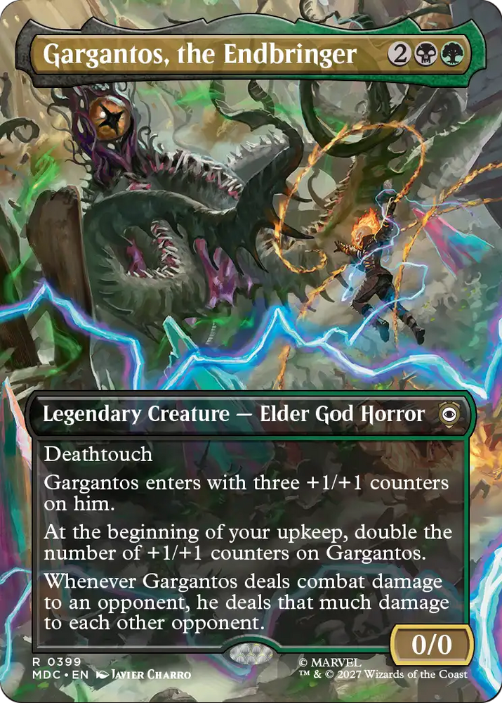 Gargantos, the Endbringer (Borderless) [Marvel: Darkhold Destiny Commander] Magic: The Gathering