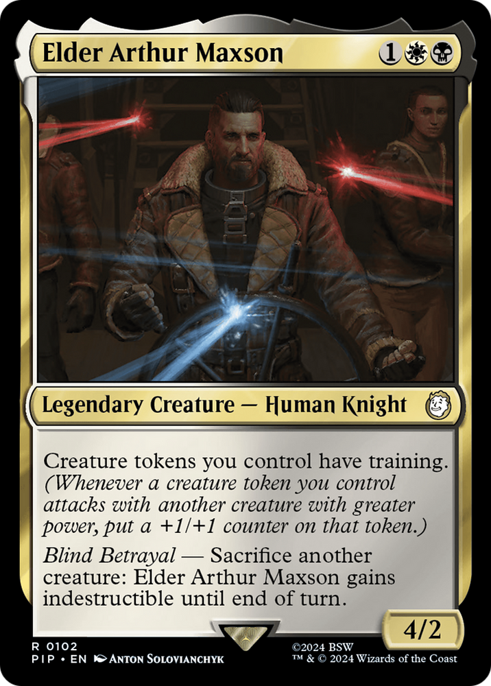 Elder Arthur Maxson [Fallout] Magic: The Gathering