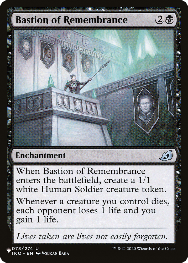 Bastion of Remembrance [The List] Magic: The Gathering