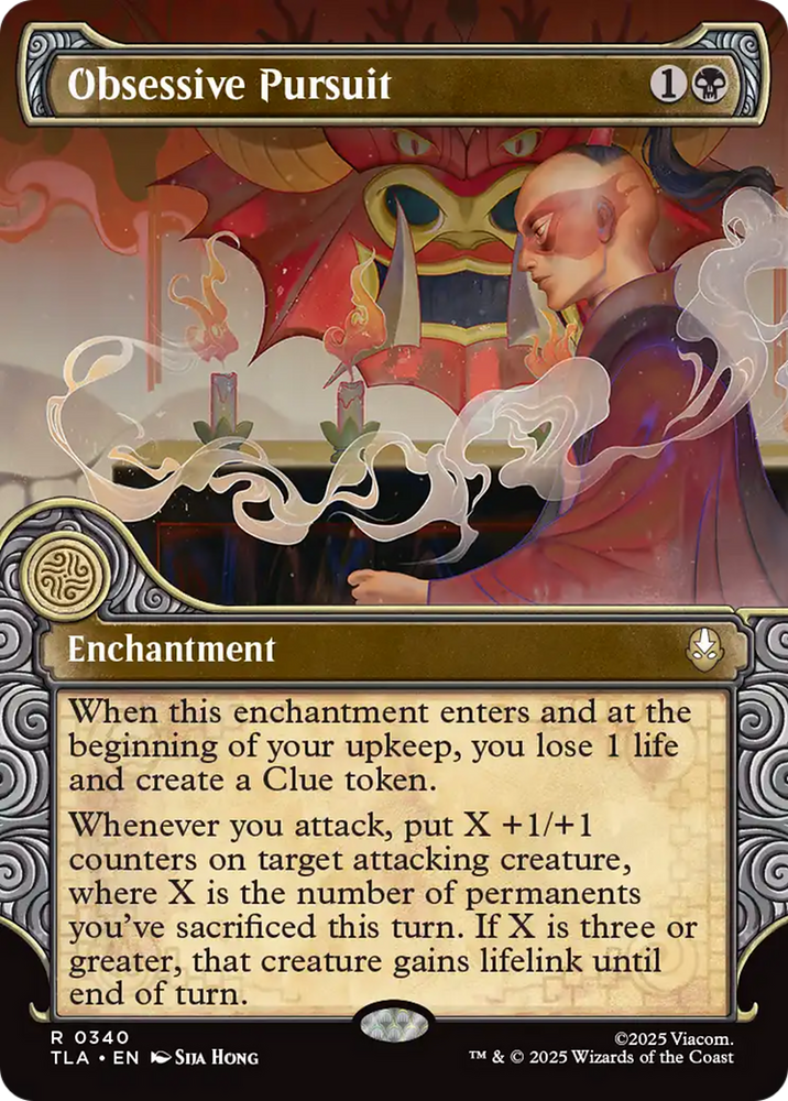 Obsessive Pursuit (Showcase) [Avatar: The Last Airbender] Magic: The Gathering