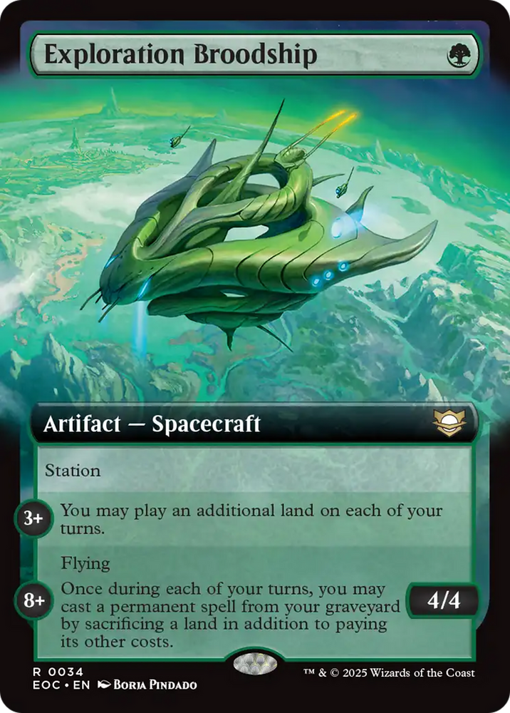 Exploration Broodship (Extended Art) [Edge of Eternities Commander] Magic: The Gathering
