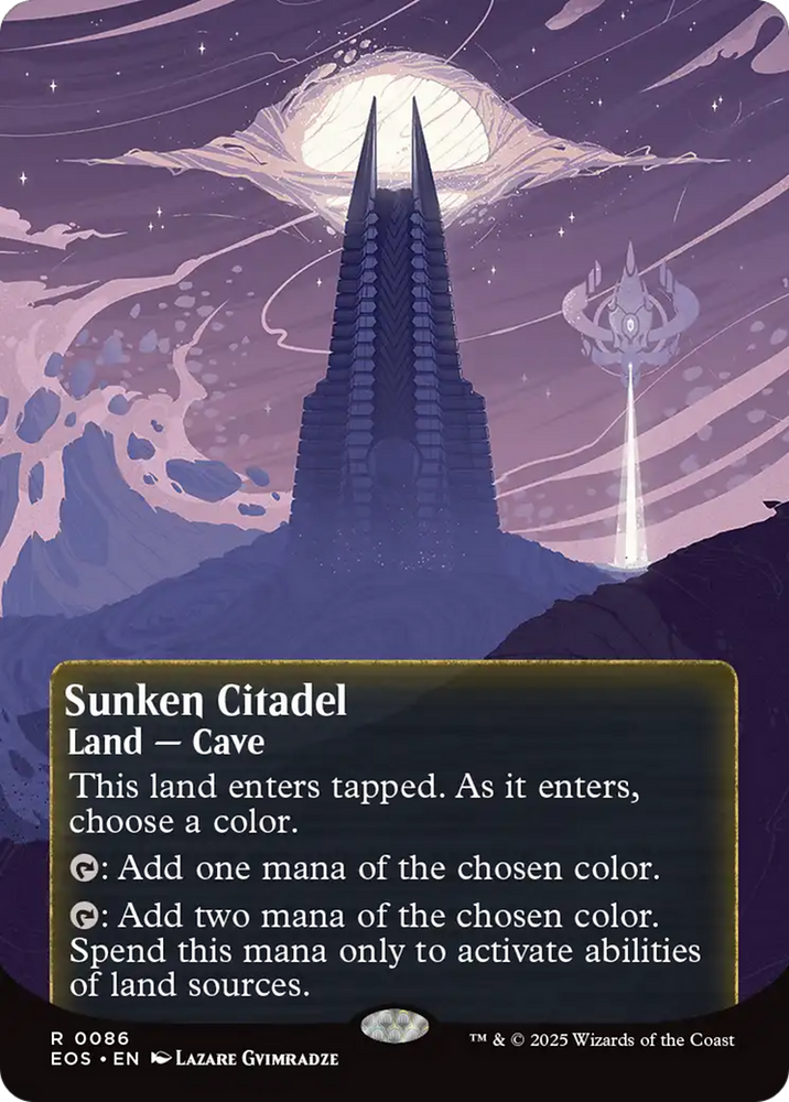 Sunken Citadel (0086) (Borderless) [Edge of Eternities: Stellar Sights] Magic: The Gathering
