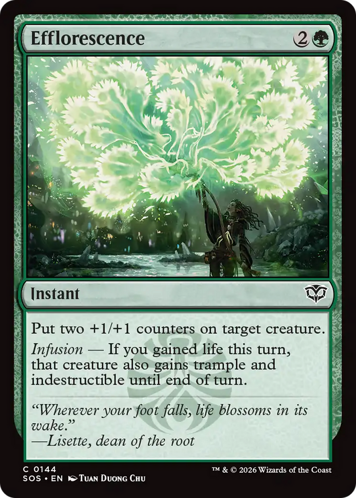 Efflorescence [Secrets of Strixhaven] Magic: The Gathering