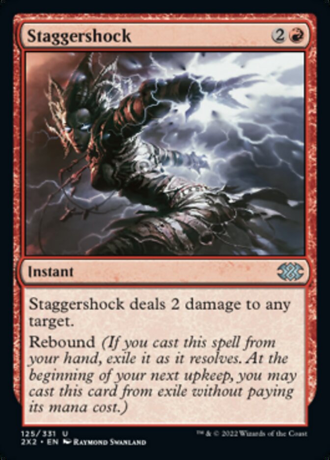 Staggershock [Double Masters 2022] Magic: The Gathering