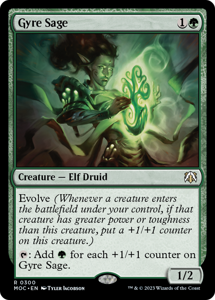 Gyre Sage [March of the Machine Commander] Magic: The Gathering