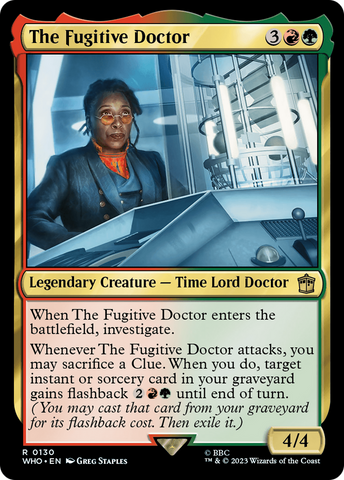 The Fugitive Doctor [Doctor Who] Magic: The Gathering