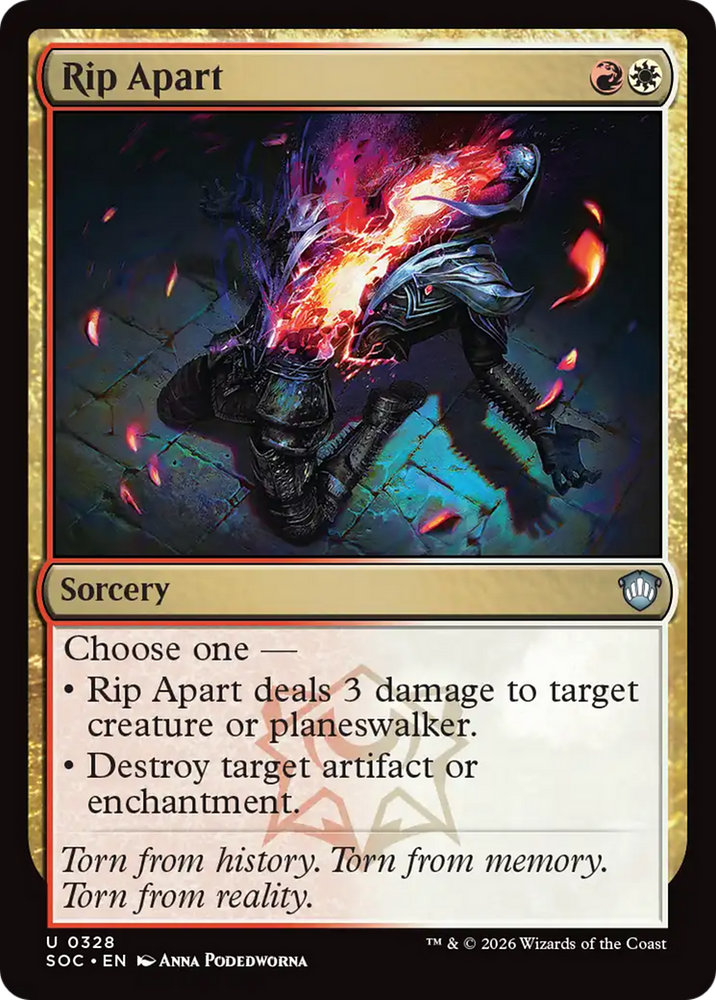 Rip Apart [Secrets of Strixhaven Commander] Magic: The Gathering