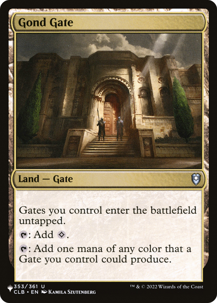 Gond Gate [The List] Magic: The Gathering