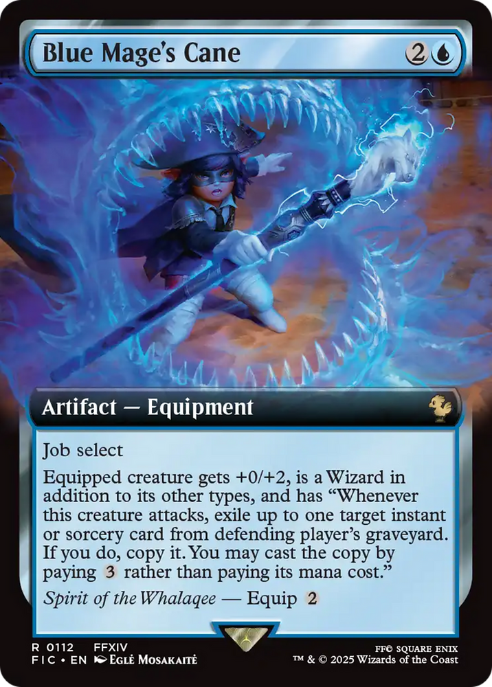 Blue Mage's Cane (Extended Art) [FINAL FANTASY Commander] Magic: The Gathering