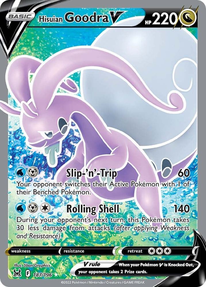 Hisuian Goodra V (187/196) [Sword & Shield: Lost Origin] Pokémon