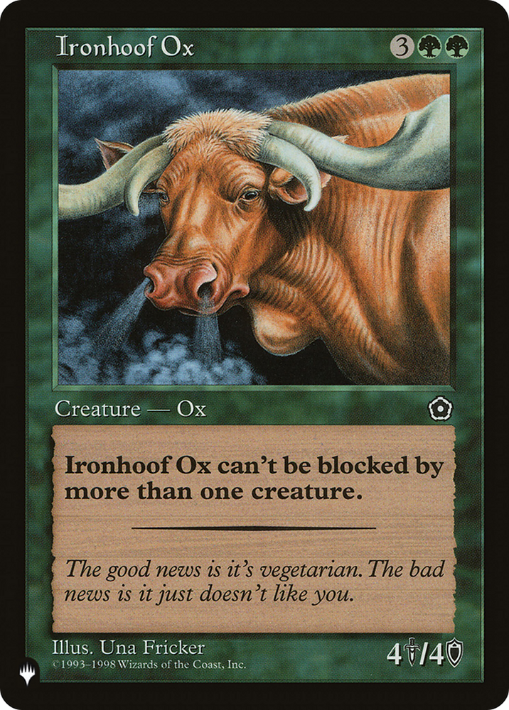 Ironhoof Ox [The List] Magic: The Gathering