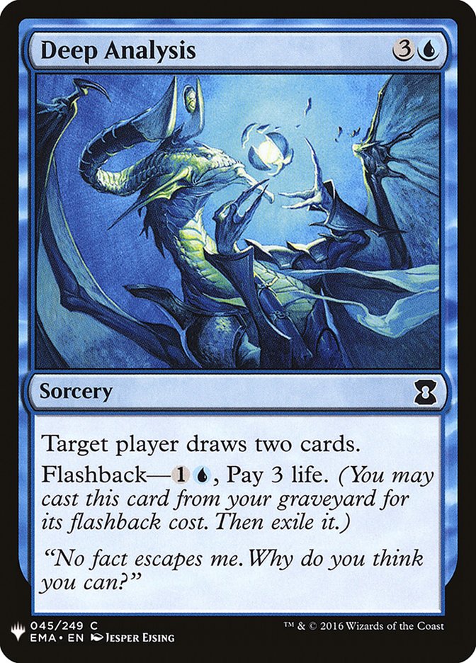 Deep Analysis [Mystery Booster] Magic: The Gathering