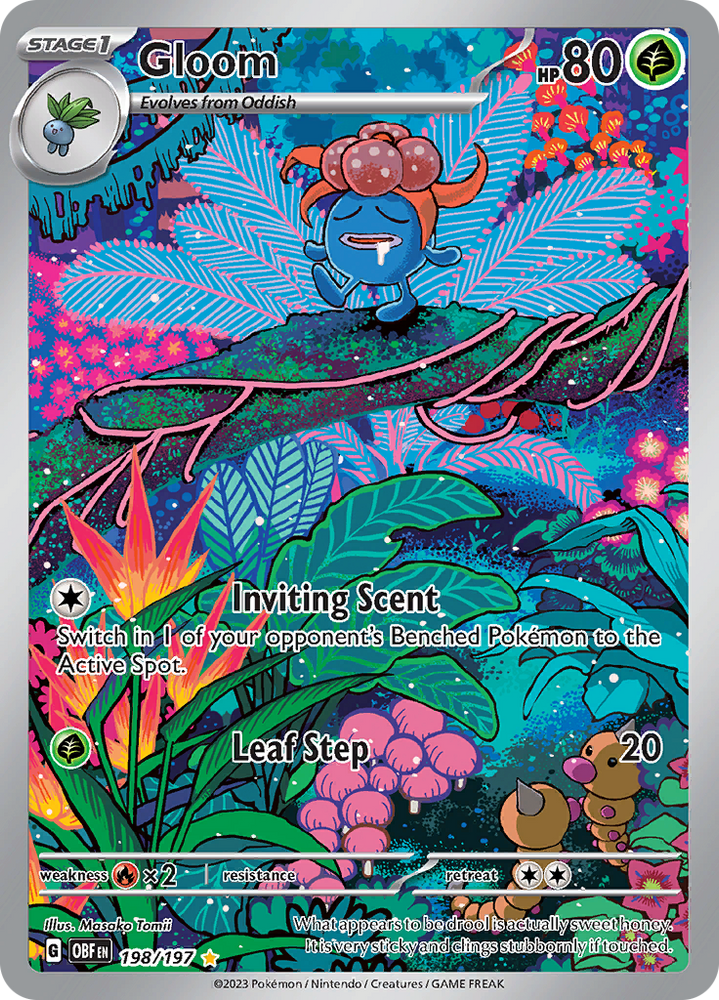 Gloom (198/197) [Scarlet & Violet: Obsidian Flames] Pokémon