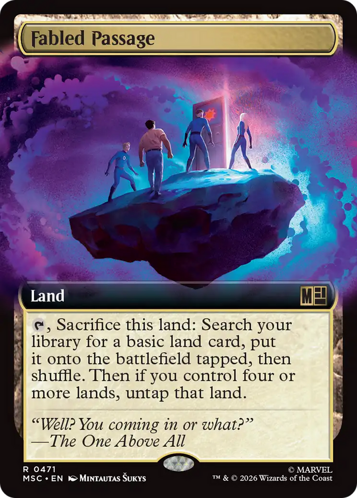 Fabled Passage (Extended Art) [Marvel Super Heroes Commander] Magic: The Gathering